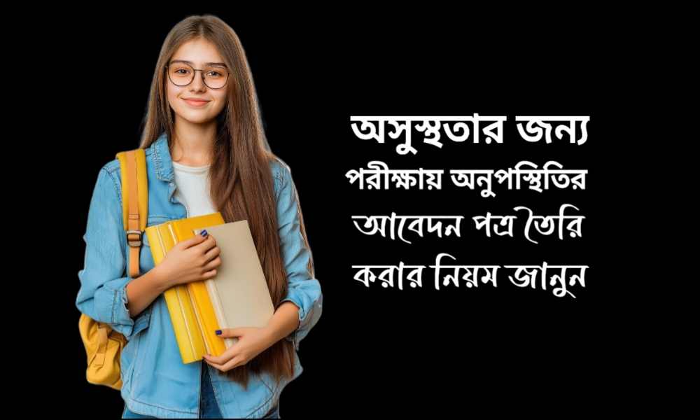 অসুস্থতার জন্য পরীক্ষায় অনুপস্থিতির আবেদন