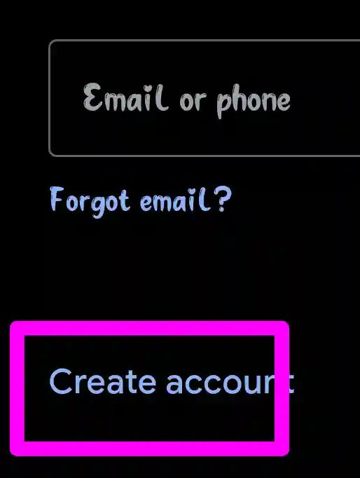 নিউ জিমেইল অ্যাকাউন্ট