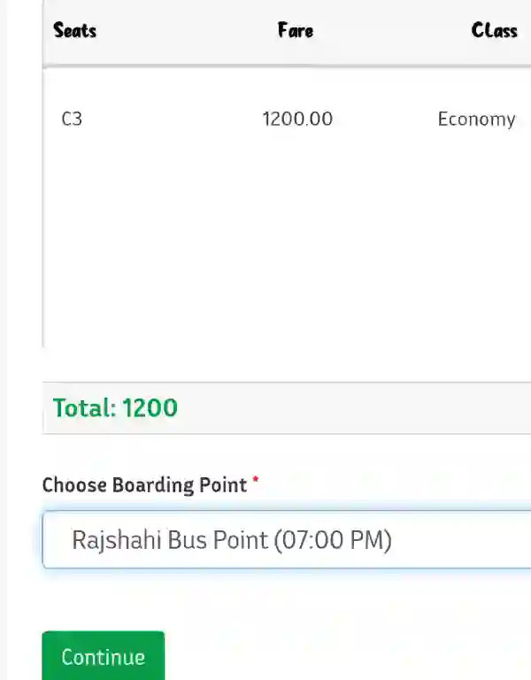 হানিফ পরিবহন অনলাইন টিকিট