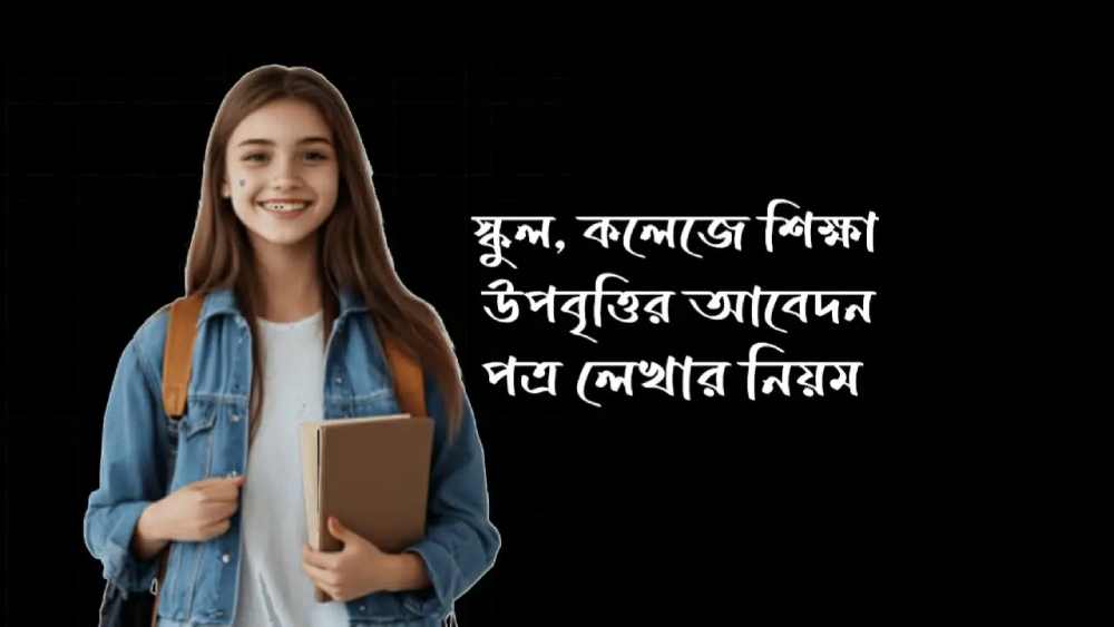 স্কুল, কলেজের উপবৃত্তির দরখাস্ত লেখার নিয়ম সম্পর্কে A -Z